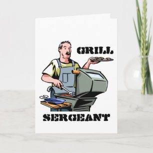 Grill Sergeant Father's Day Card Karte