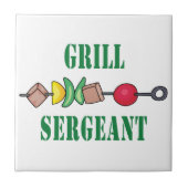 Grill Sergeant Fliese (Vorderseite)