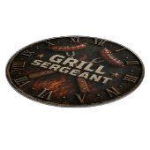 Grill Sergeant Funny BBQ Grill Master Barbecue Schneidebrett (Ecke)