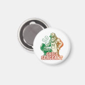Grill Sergeant Lustiger Bigfoot Magnet (Vorderseite/Rückseite)