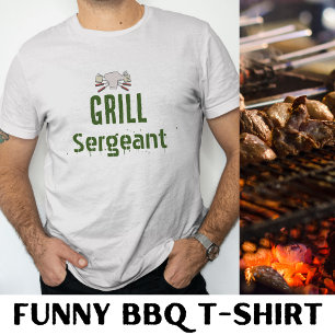 Grill Sergeant Lustiges Bbq Männer Geschenk T-Shirt