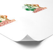 Grill Sergeant Lustiges Bigfoot Poster (Ecke)