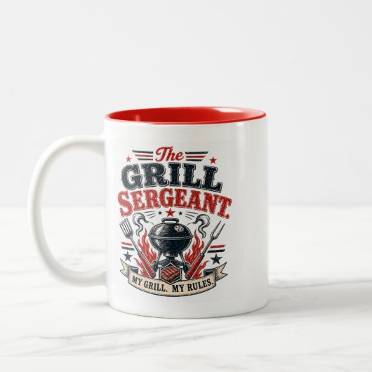 Grill Sergeant Zweifarbige Tasse (Links)