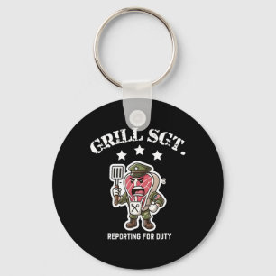 Grill Sgt. Lustiger Bbq Grillabend Schlüsselanhänger