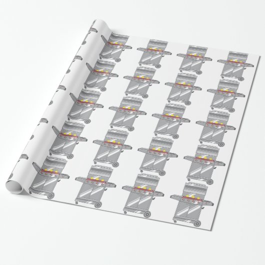 Grill Super Geschenkpapier (Ungerollt)