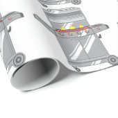 Grill Super Geschenkpapier (Rolleneckpunkt)