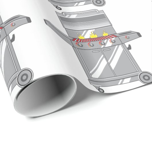Grill Super Geschenkpapier (Rolleneckpunkt)