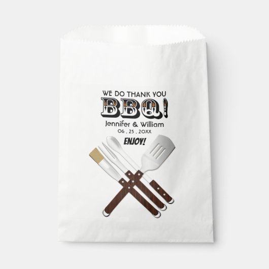 Grill-Tools | Ich tue GRILLEN für Tasche Geschenktütchen (Vorderseite)