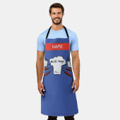 "Grill Typ" Vatertag Schürze (Getragen)