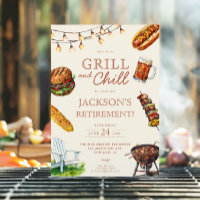Grill und Chill Barbeque GRILLEN Pensionierung Par