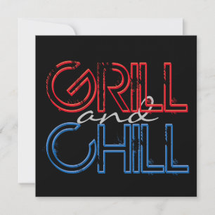 Grill und Chill Einladung