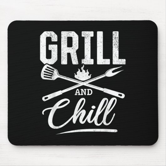 Grill- und Kill-Grillen-Grill-Tools Grillen Lover Mousepad (Vorne)
