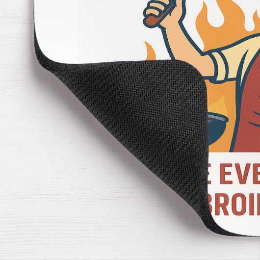 Grill-Vater - Flammengeplagtes Abenteuer Mousepad (Ecke)