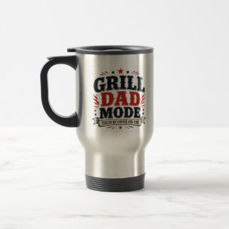 Grill-Vater-Modus, angetrieben von Kaffee und Feue Reisebecher