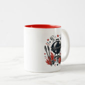 Grill-Vater-Modus Zweifarbige Tasse (VorderseiteRechts)