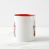 Grill-Vater-Modus Zweifarbige Tasse (Mittel)