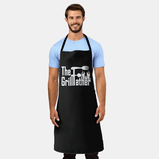 Grill Vater Schürze (Getragen)