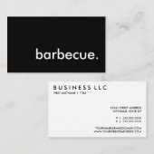 Grill. Visitenkarte (Vorne/Hinten)