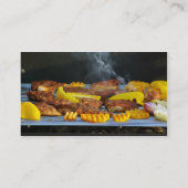 Grill-Visitenkarte Visitenkarte (Rückseite)