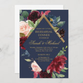 Grillabend mit blühender Probe Einladung (Vorne/Hinten)