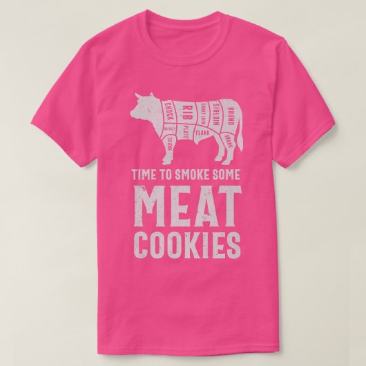 Grillabend mit Grillabend und Fleischkoch T-Shirt (Design vorne)