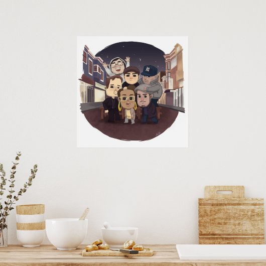 Grillade Poster (Küche)