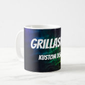 GrillaSkate Kustom Design 001B Ripples Tasse (Vorderseite Links)