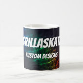 GrillaSkate Kustom Design 001B Ripples Tasse (Mittel)