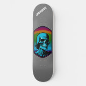 GrillaSkate Kustom Design 002A Skull Skateboard (Vorderseite)