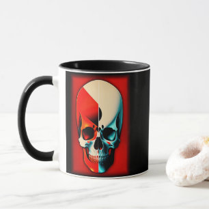 GrillaSkate Kustom Design 003B Skull-Tasse Tasse