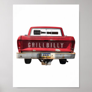 Grillbilly Funny Grillen (Bild hinten)_1 Poster
