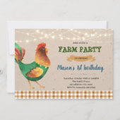 Grilldusche für Hühner Einladung (Vorderseite)