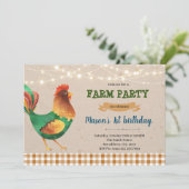 Grilldusche für Hühner Einladung (Stehend Vorderseite)