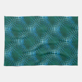 Grille aus grönem Zyan, aufgeblasen oder puffert Geschirrtuch (Horizontal)