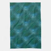 Grille aus grönem Zyan, aufgeblasen oder puffert Geschirrtuch (Vertikal)