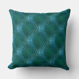 Grille aus grönem Zyan, puffert oder aufgeblasen Kissen