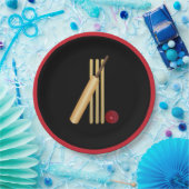 Grille, Schlecht, Fledermaus und Ball Pappteller (Party)