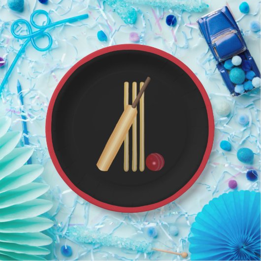 Grille, Schlecht, Fledermaus und Ball Pappteller (Party)