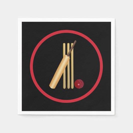 Grille, Schlecht, Fledermaus und Ball Serviette (Vorderseite)