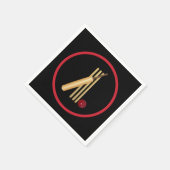 Grille, Schlecht, Fledermaus und Ball Serviette (Ecke)