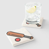 Grille Steinuntersetzer (Seitenansicht)