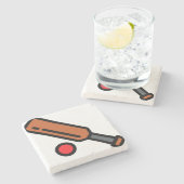 Grille Steinuntersetzer (Seitenansicht)