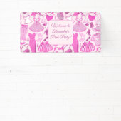 Grillecore, rosa und rosa Modedesign Banner (InSitu)