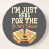 Grilled Cheese Day Getränkeuntersetzer (Vorne)