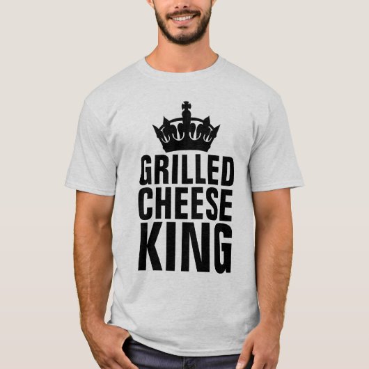 GRILLED CHEESE KING T - SHIRT T-SHIRTS (Vorderseite)