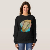 Grilled Cheese Vaporwave 90s and 80s Aesthetic Sweatshirt (Vorne ganz)