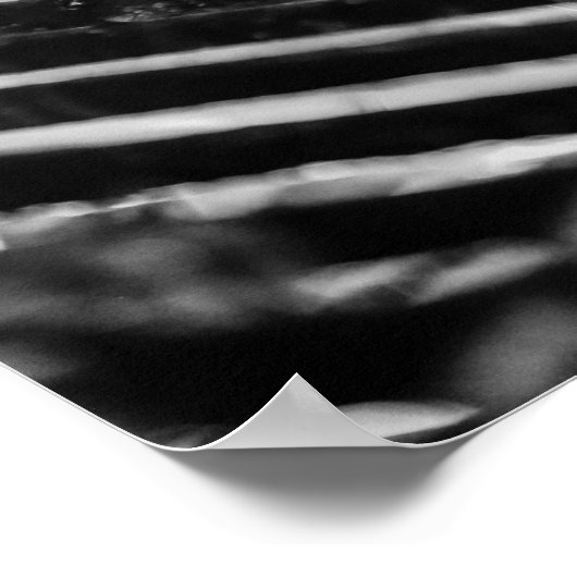 Grilled Tomahawk Steak auf Flaming GRILLEN Grill Poster (Ecke)