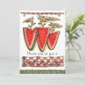 Grilleinladungen Einladung (Stehend Vorderseite)