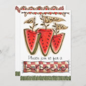 Grilleinladungen Einladung (Vorne/Hinten)