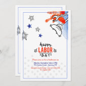 Grillen 2 des Arbeitstages Einladung (Vorne/Hinten)